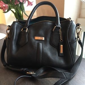 Cole Haan Black Leather Crossbody Purse